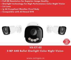 3 MP AHD Bullet