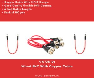 100 pc Copper Wired BNC