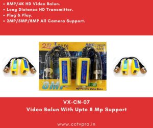Video Balun 8 MP