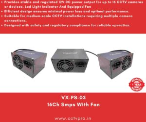 16 ch SMPS With Fan