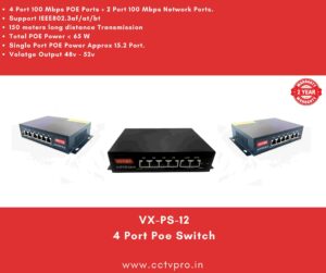 4 Port POE Switch