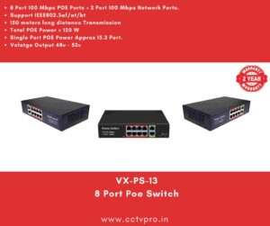 8 Port POE Switch