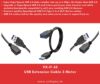 3 Meter USB Extension Cable