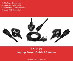 1.5 Meter Laptop Power Cable