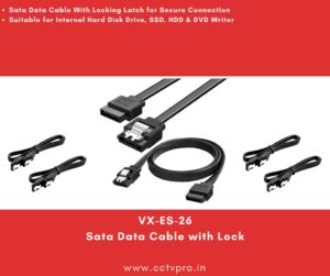 Sata Data Cable with Lock