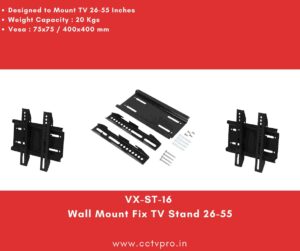 Wall Mount Fix TV Stand 26-55
