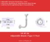Adjustable Stand J Type 1+1 Feet