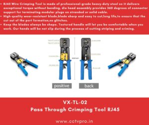 Pass Through Crimping Tool RJ45