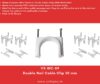 Double Nail Cable Clip 20 mm