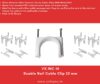 Double Nail Cable Clip 25 mm