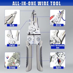 Multifunctional Wire Stripper Crimper Cable Cutter Pliers