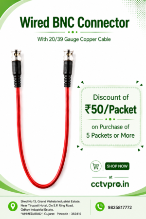 100 pc Copper Wired BNC