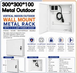 Metal Vertical Rack 300x300x100 mm